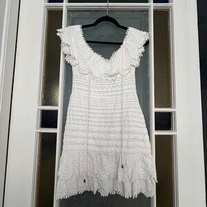 70/21 Off the Shoulder Ruffle Mini Dress